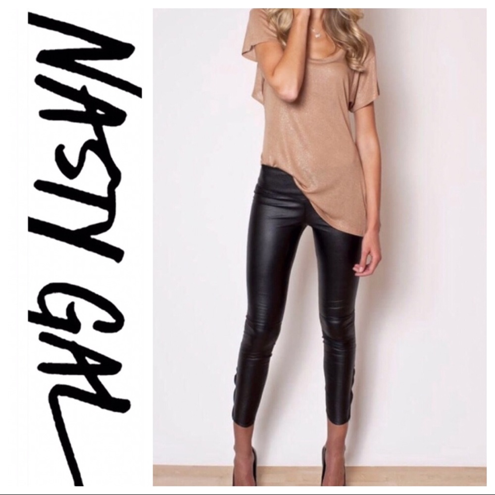 💕SALE💕 Nasty Gal Faux Leather Pants